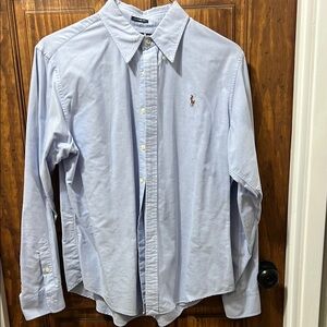 Polo by Ralph Lauren Men's Light Blue Shirt